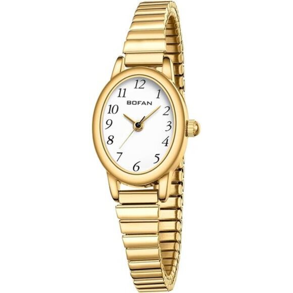 Easy Read Ladies Quartz Wrist Watches with Stainless Steel Expansion main image 6